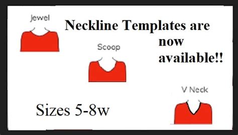 neckline template